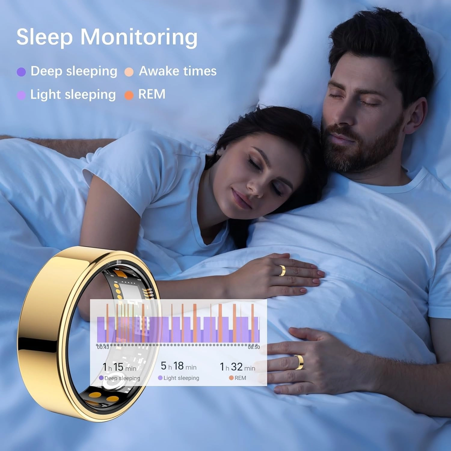 Smart Ring - IP68 Silver
