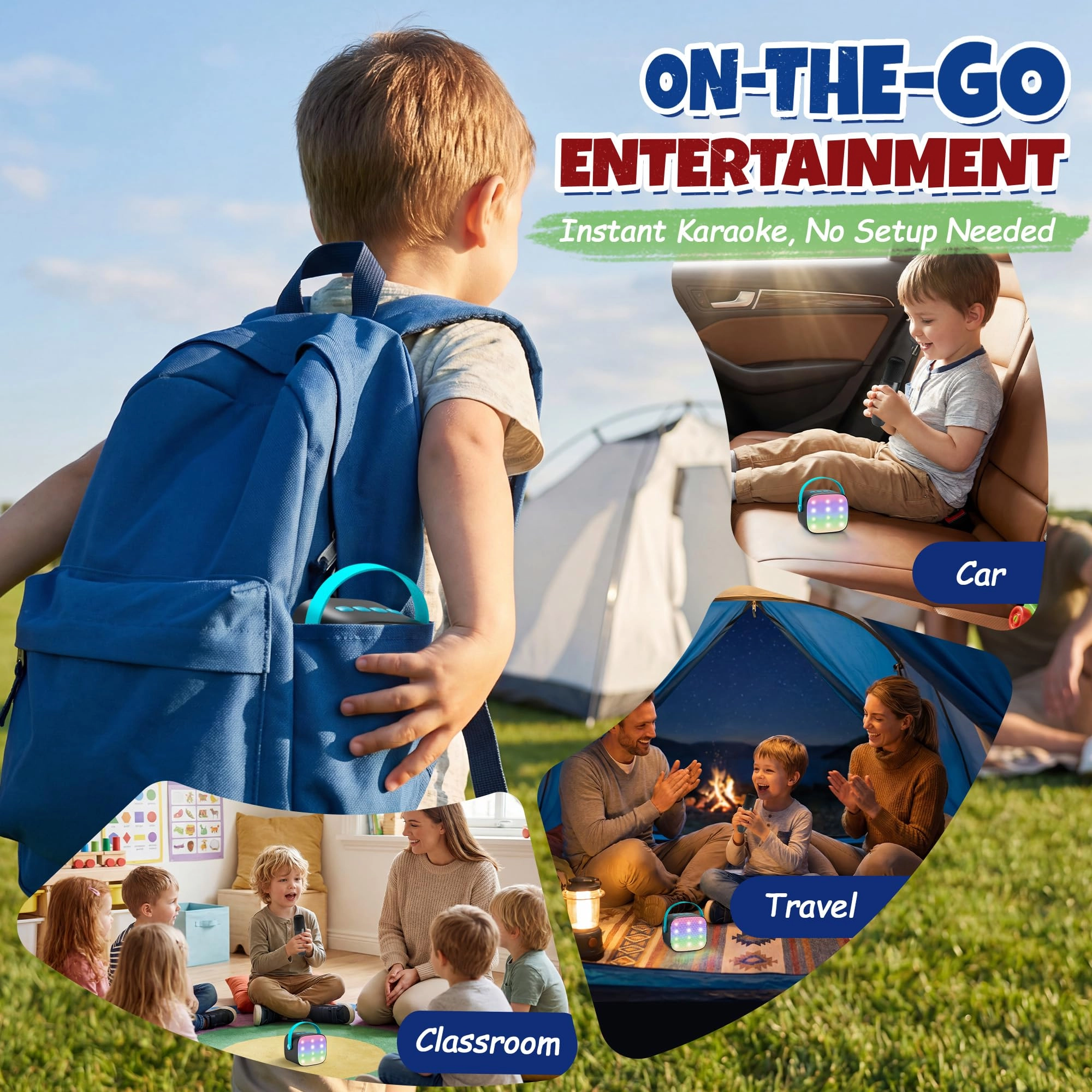 Karaoke Machine - 2 Wireless Microphones