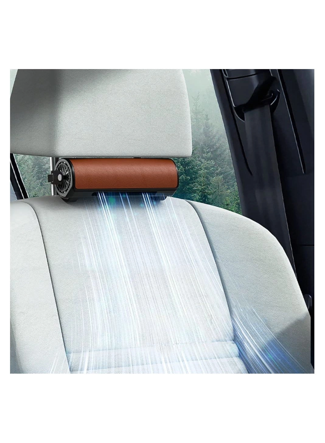 Zikra Suntown Portable Car Seat Fan - USB Powered 3 Speeds