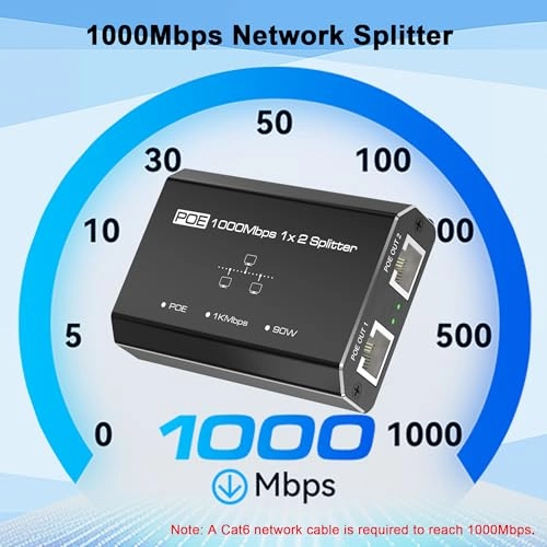 PoE Splitter - 30W 2 802.3at/af Gigabit