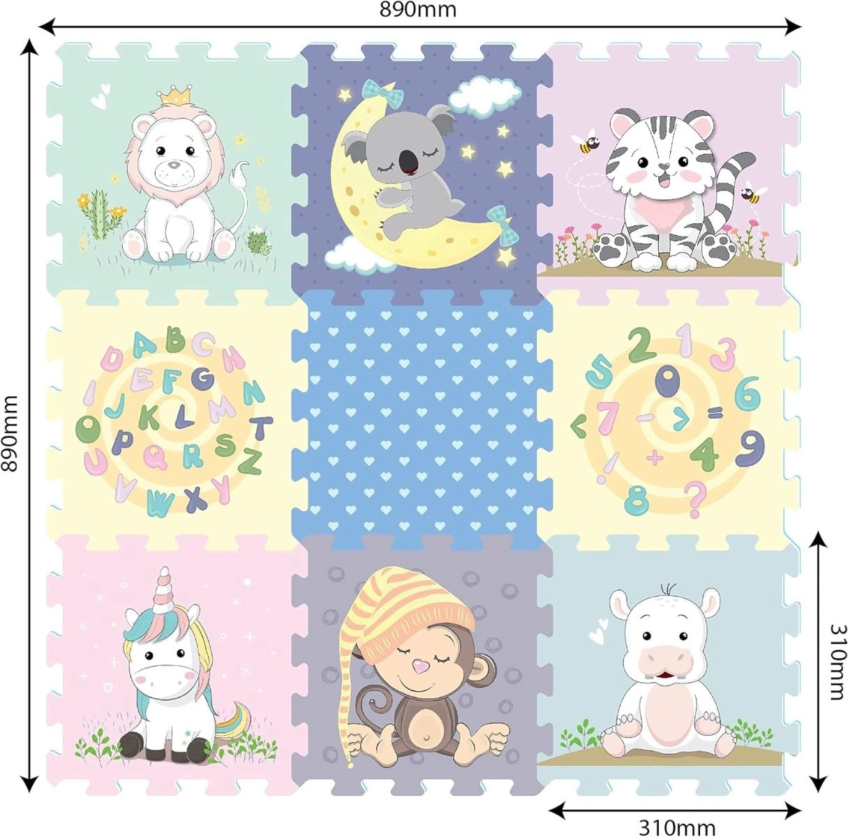 Sweetie Animals Puzzle Mat - 10 Months