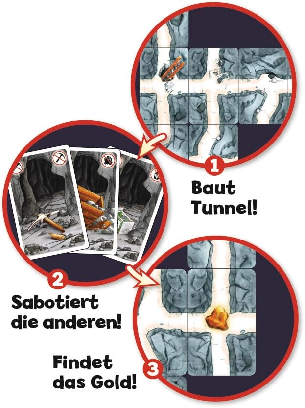 Saboteur: 20 Jahre-Edition - Card Game (German)