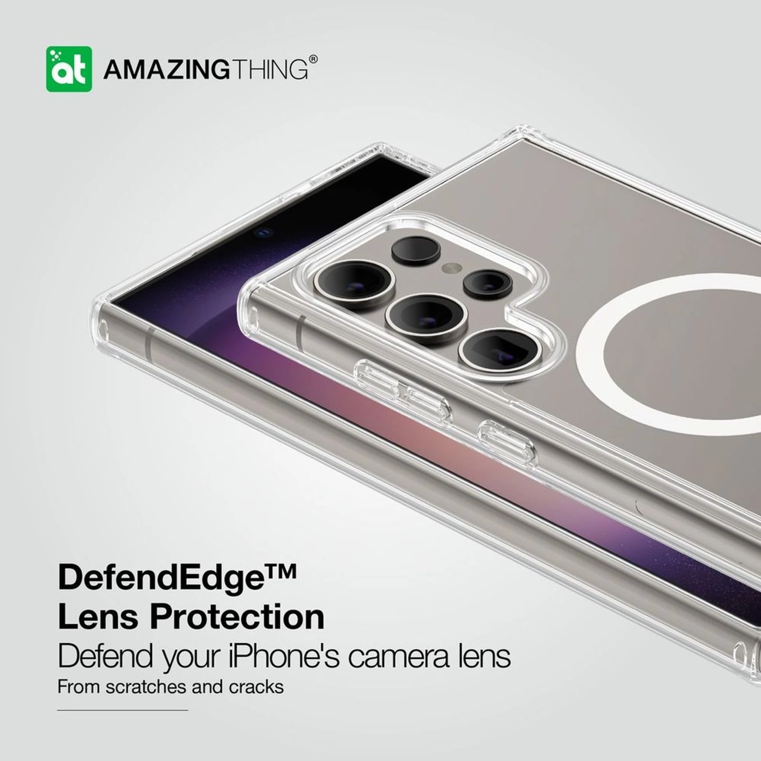 Minimal MAG case Clear Case with MagSafe for Galaxy S24 Ultra