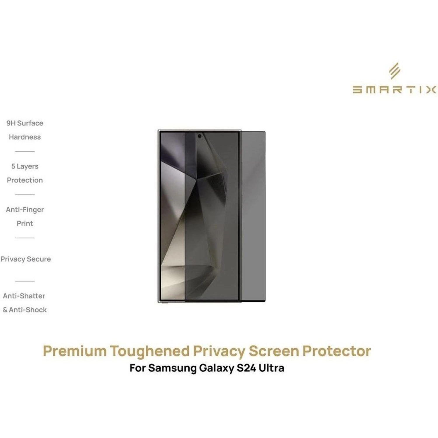 Privacy Screen Protector for Samsung Galaxy S24 Ultra