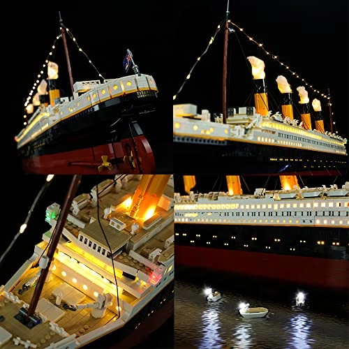 LED Light Kit - Compatible with Lego 10294 RC With Sounds Multicolor