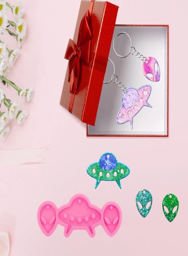 Mini Alien Earrings Mold - Resin Silicone