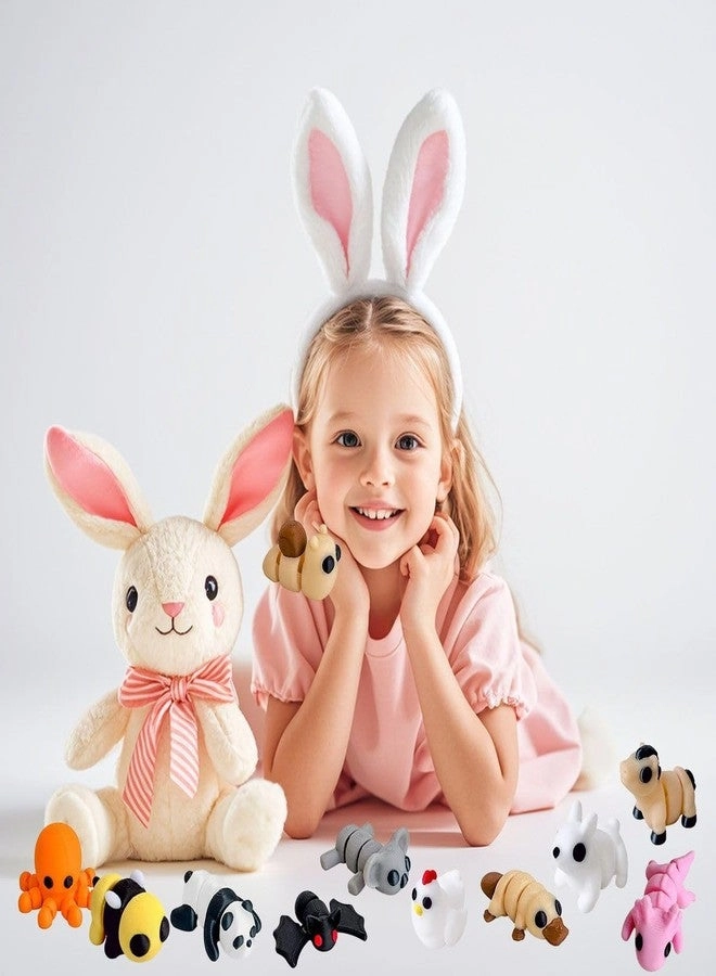 3D Printed Animal Figures - 12 pcs