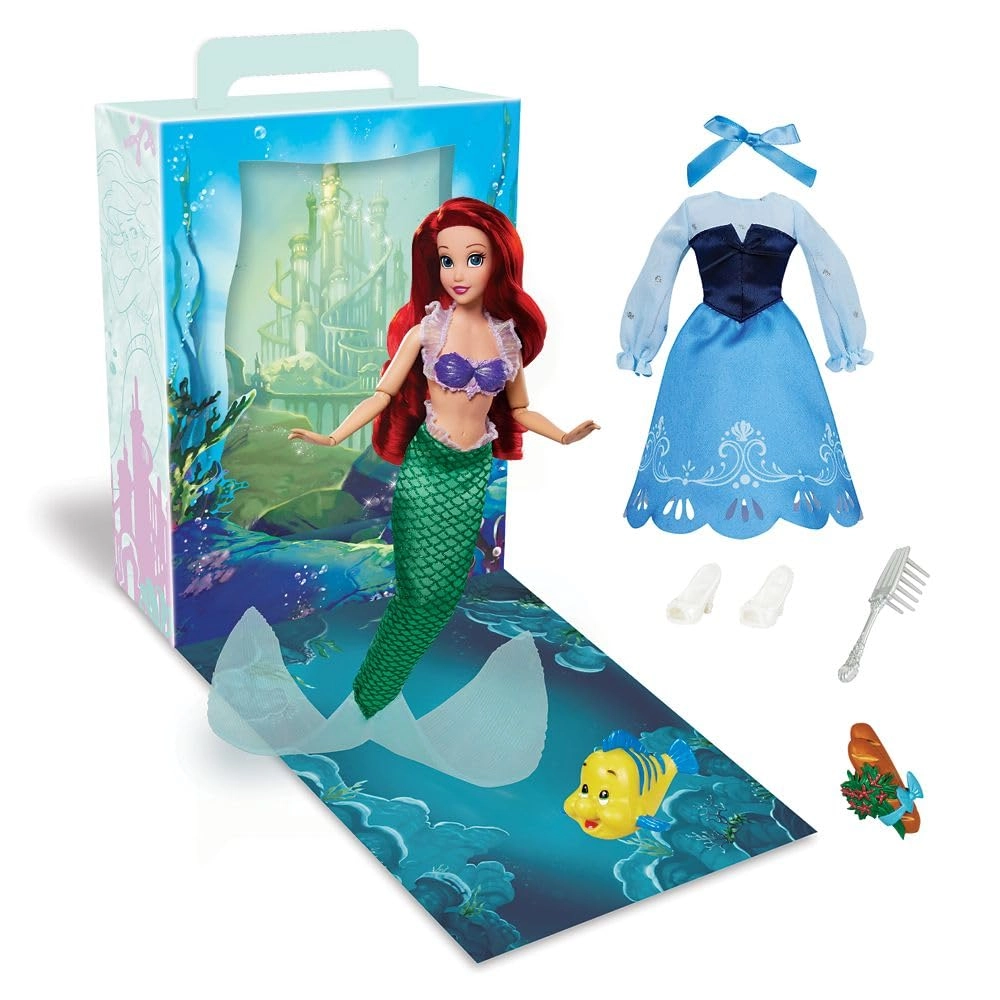 Disney Store Ariel Story Doll - 11 Inch Fully Poseable Ages 3+