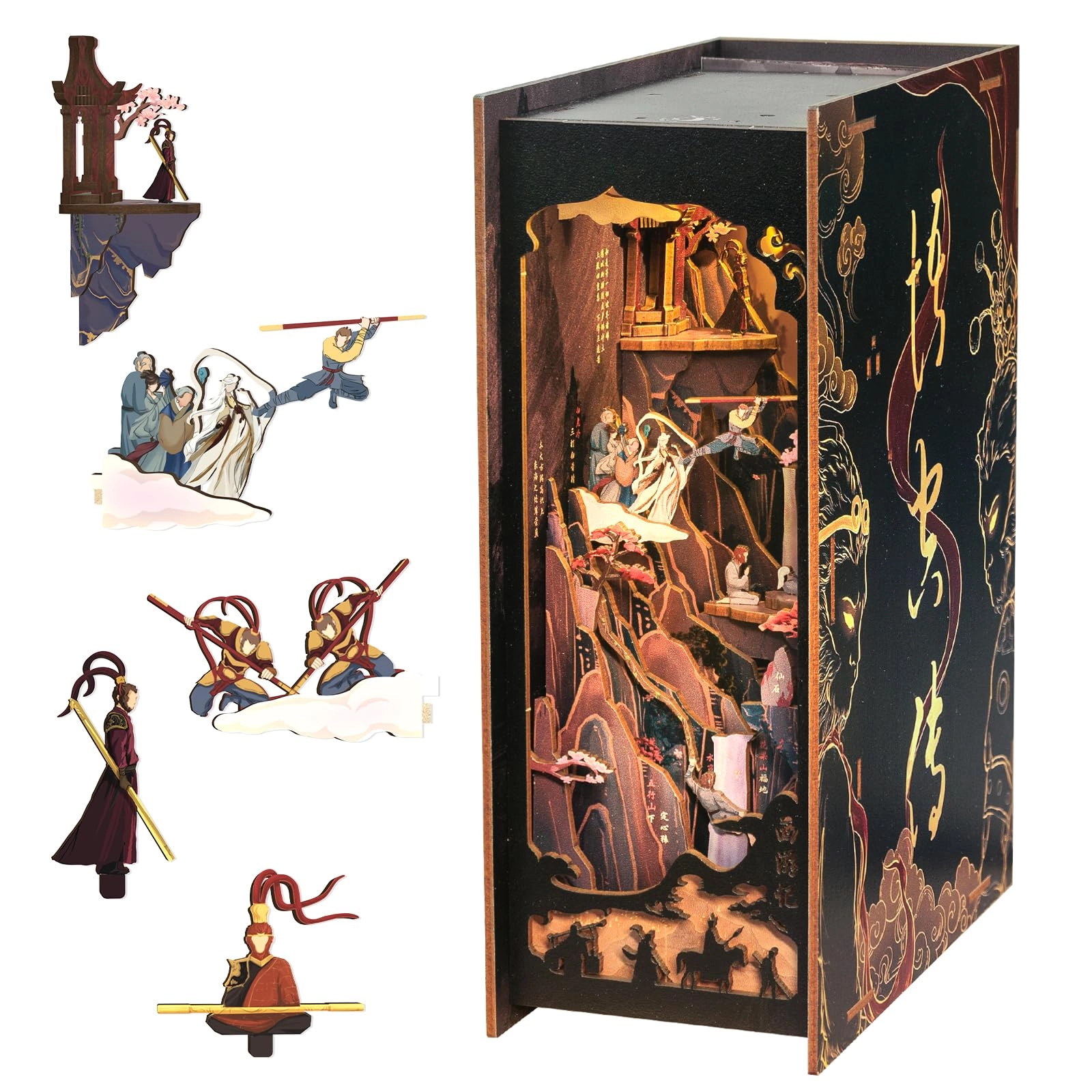 Fsolis Book Nook Kit - The Legend of Wukong