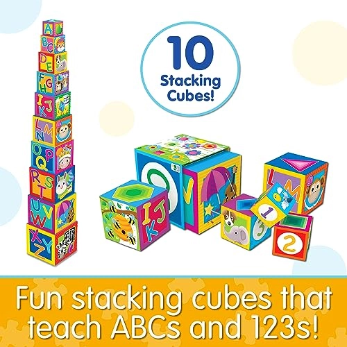 Play & Learn Stacking Cubes - 12 months - 3 years 10 piece(s)