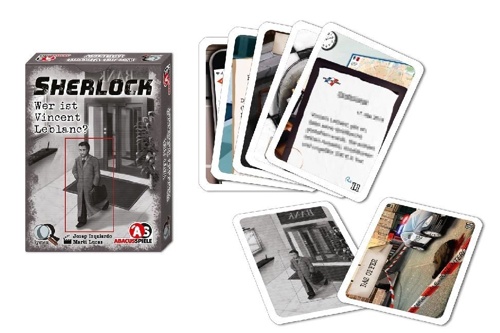 Sherlock: Who is Vincent Leblanc? - Card Game (German)