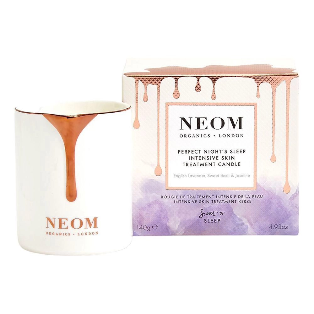NEOM WELLBEING Perfect Night's Sleep Intensive Skin Treatment Candle - English Lavender Sweet Basil Jasmine