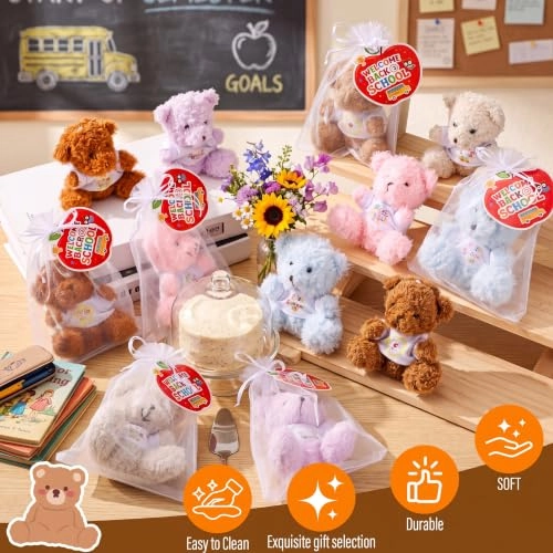 Back to School Bear - 12 cm - Assorted Styles