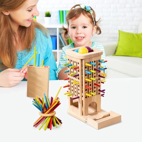 Montessori Wooden Board Game - 2 months and up 42 pieces
