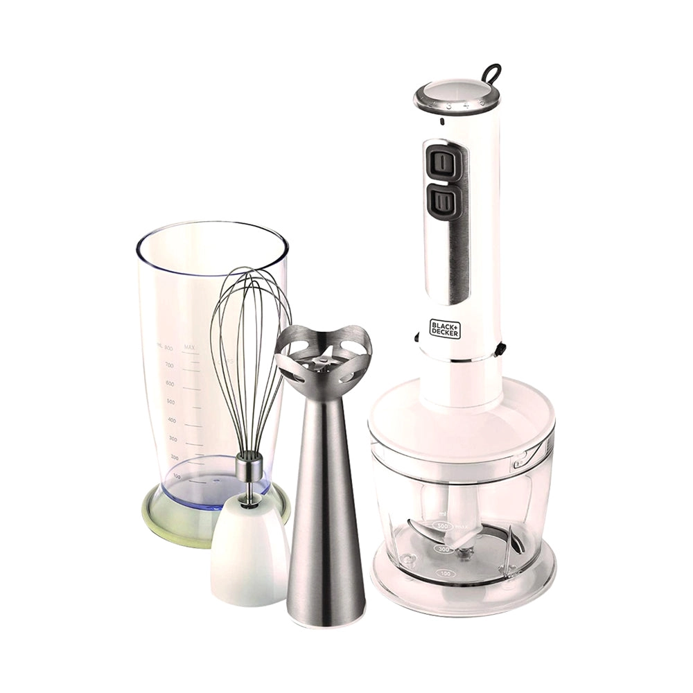 4 In 1 Stainless Steel Stem Hand Blender - 400W
