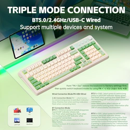 99 Key Keyboard - QWERTY Wired/Wireless