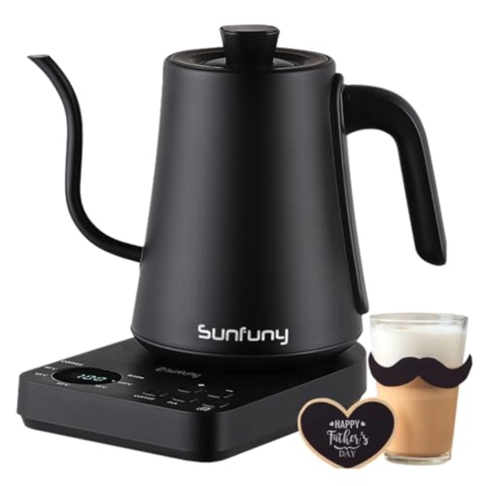 Sunfuny Gooseneck Temperature Control Electric Kettle