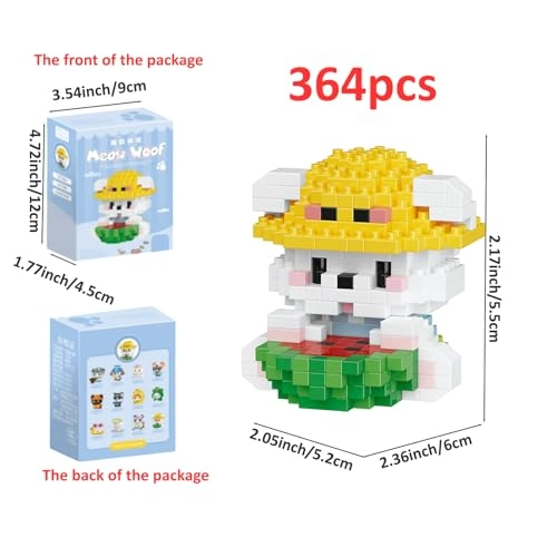 Building Blocks Toy - Melon Dog 364 pcs