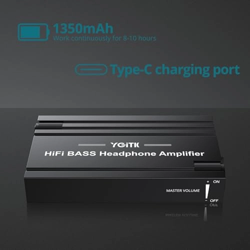 16-600 Headphone Amplifier - Bass Boost Rechargeable