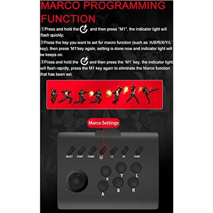 Arcade Fight Stick - iPhone iOS Android PC Nintendo Switch PS3 PS4
