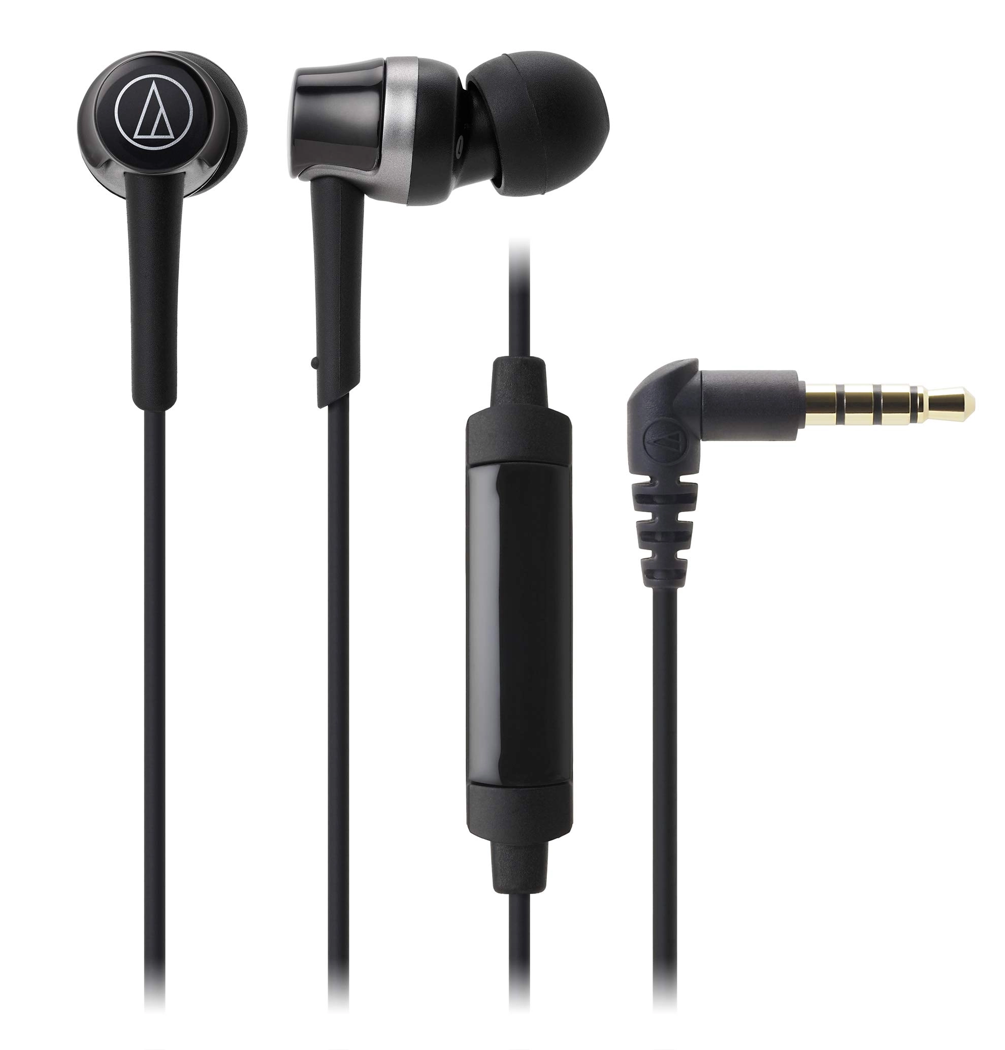 Audio-Technica SonicFuel ATH-CKR30iSBK Wired Earbud