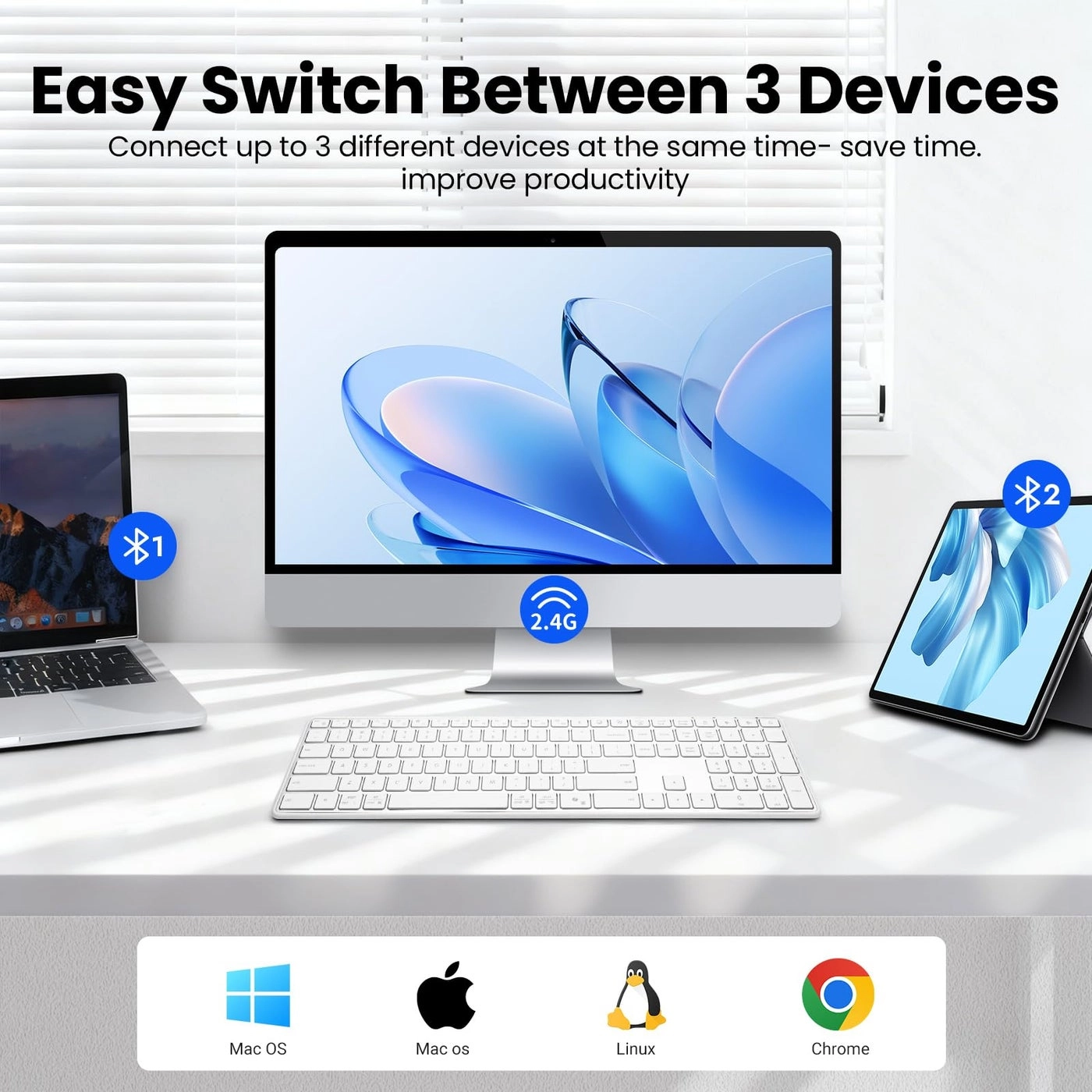 Keyboard with Touchpad - Wireless