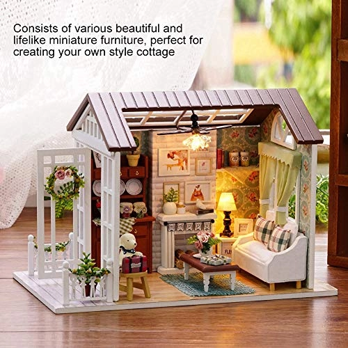 3D Wooden Puzzle Miniature House - Kit LED Lights