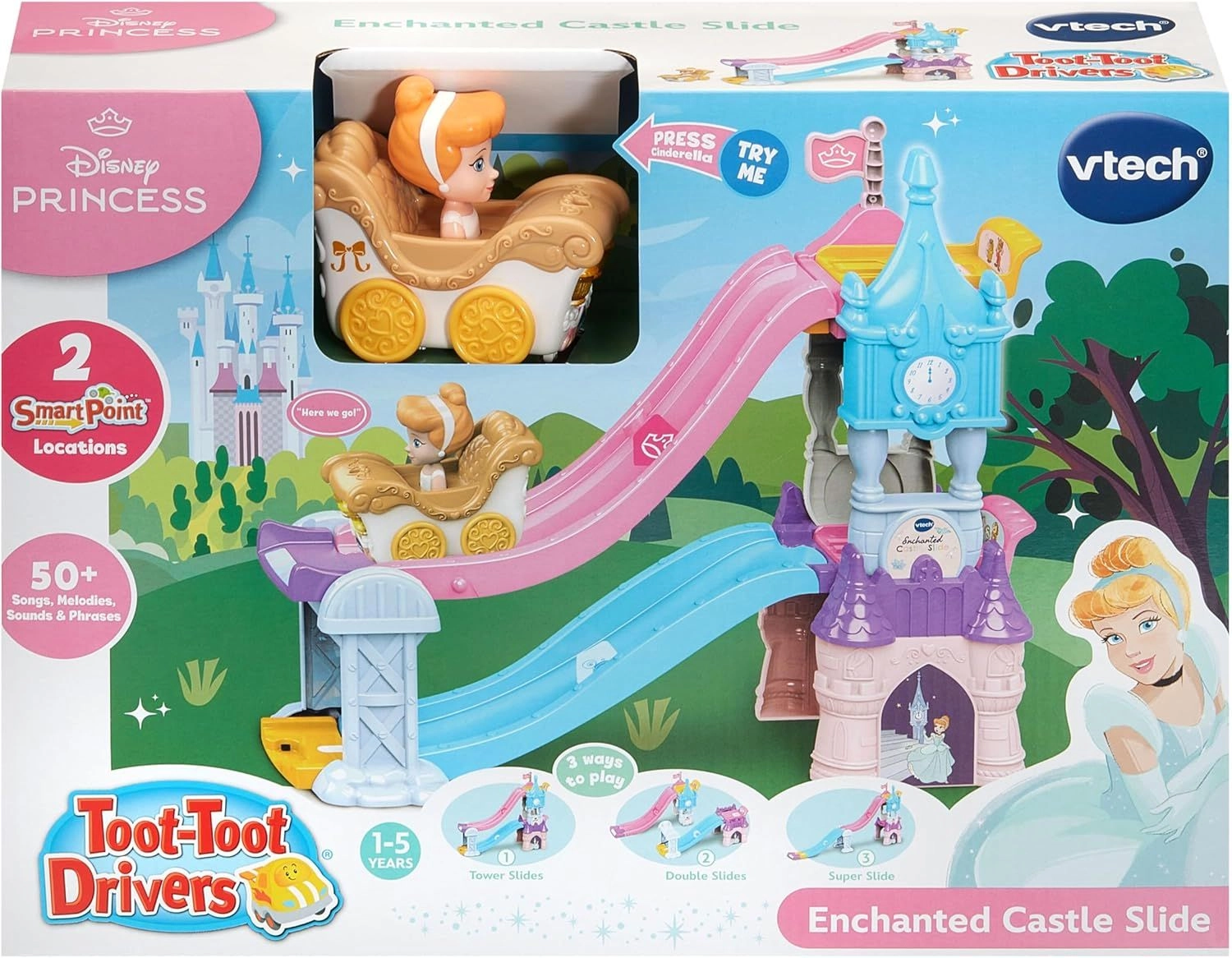 Toot Toot Drivers Enchanted Castle Slide - Multi Colour 2-5 years