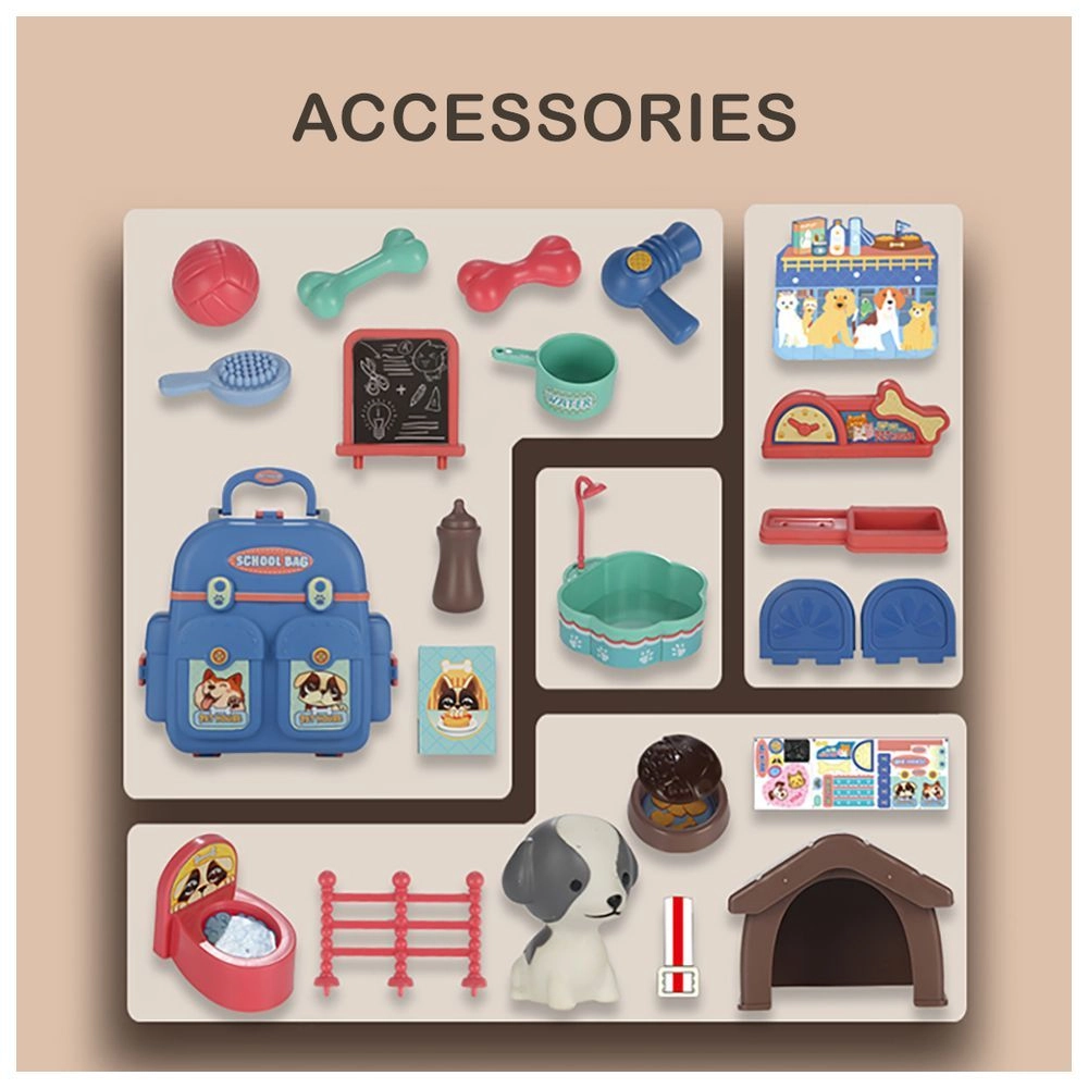 Pet House School Bag - 26pcs (SAM-LS_RPSB_PCBU)