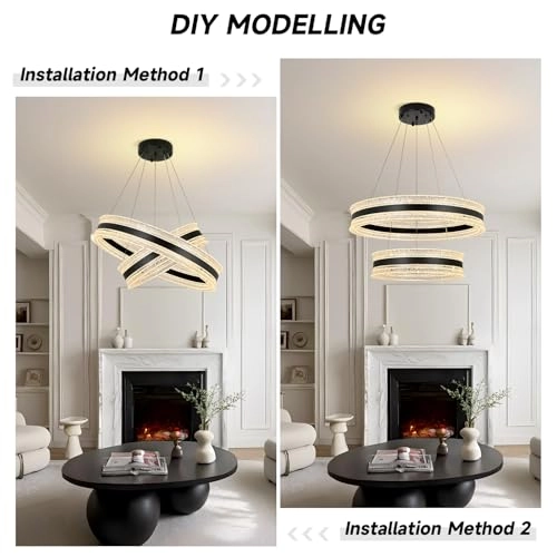 Modern LED Chandelier - 100cm