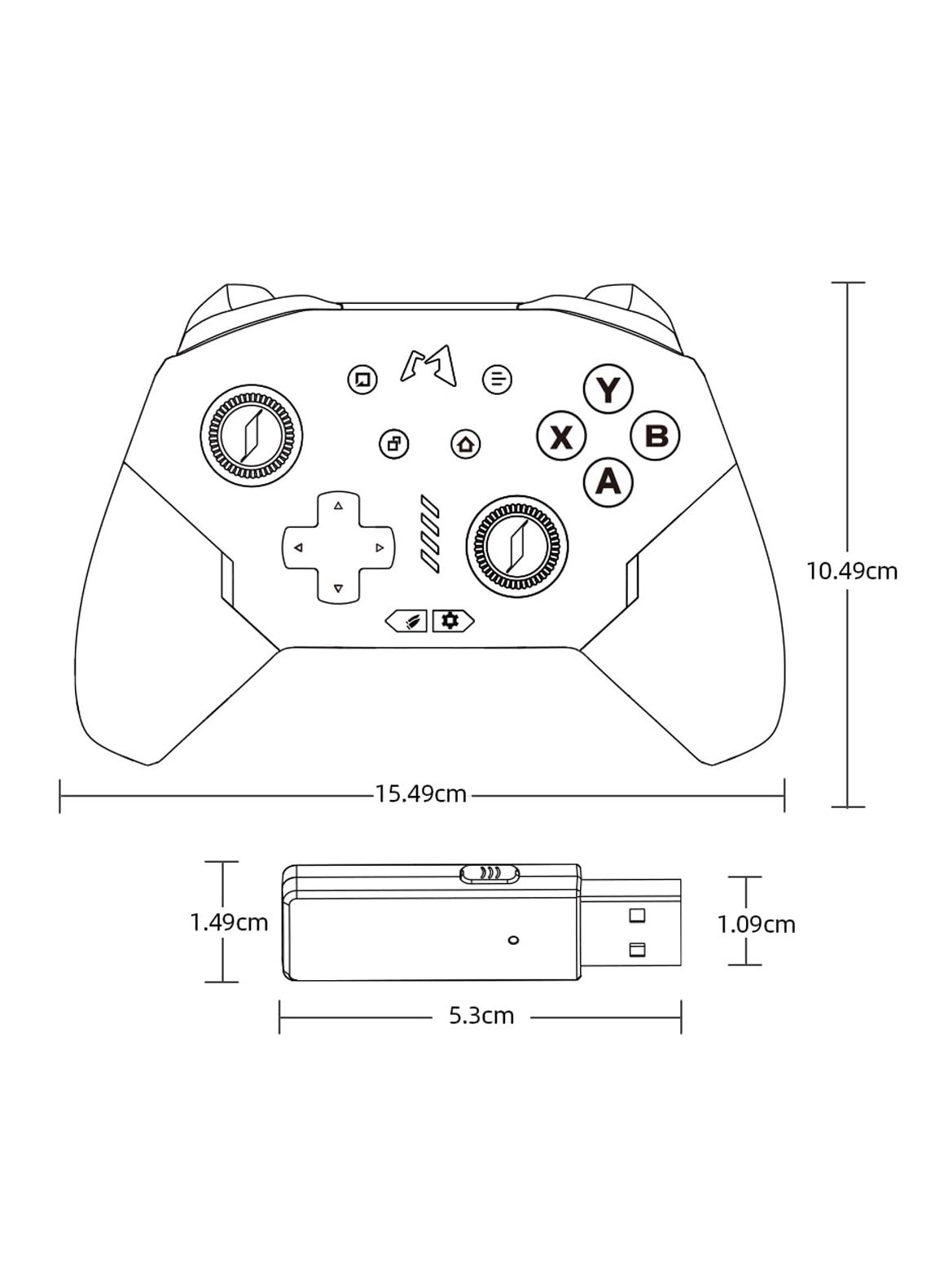 M9-HD - Grey Switch Windows Steam Deck