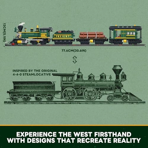 4-4-0 Locomotive - 1524 pcs