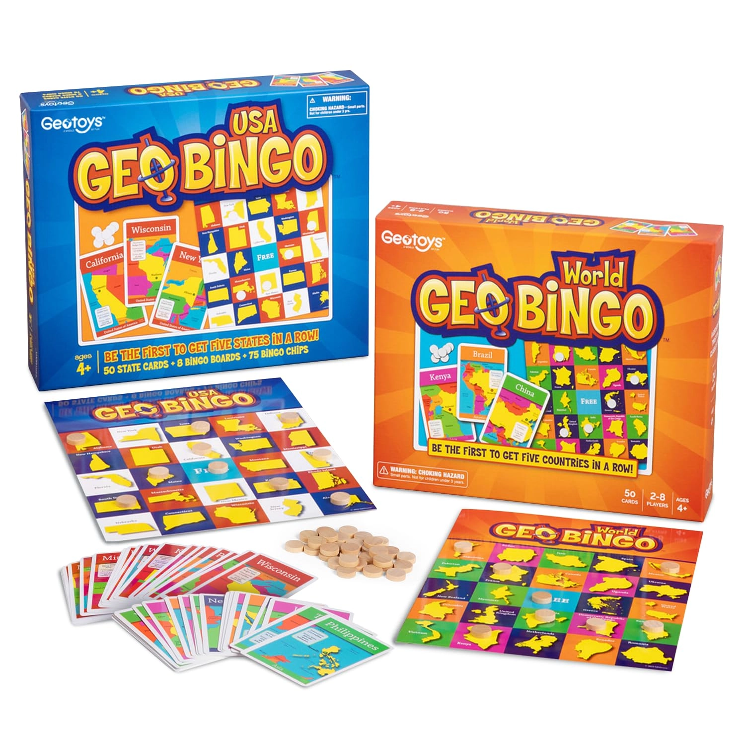 Geotoys GeoBingo World - Geography