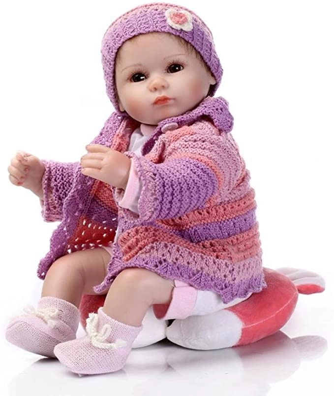 Reborn Baby Doll - 17 Inch Silicone Vinyl Ages 3+