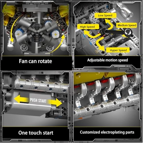 V12 4-Speed Transmission Engine (10202)
