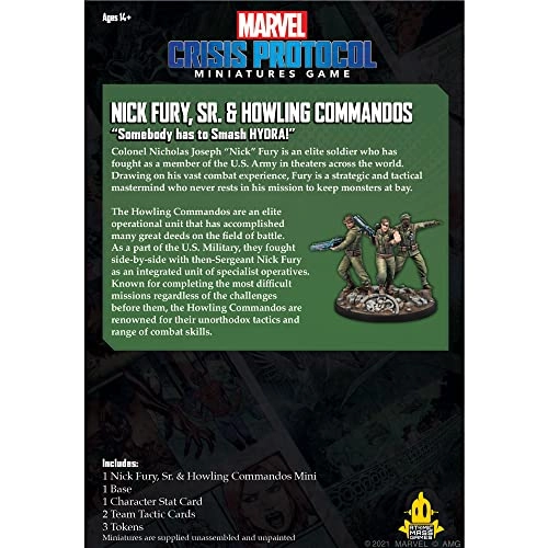 MARVEL: Crisis Protocol - Nick Fury, Sr. & Howling Commandos