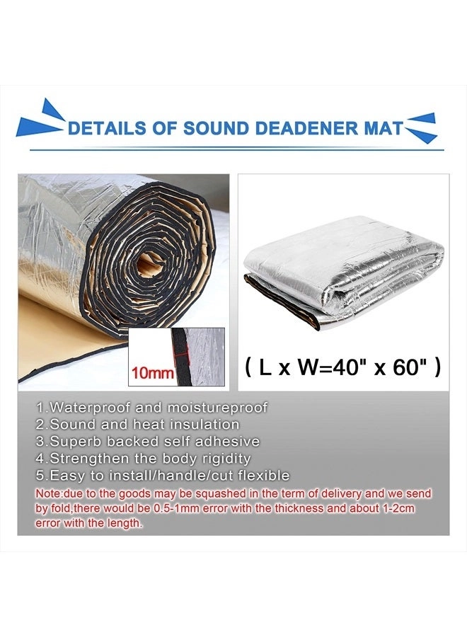 Sound Deadener - 394mil 16.36sqft 60 x 40 Inches