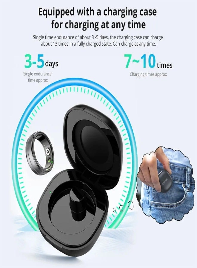 R06 - Smart Ring 5ATM IP68 Heart Rate Oxygen Monitor