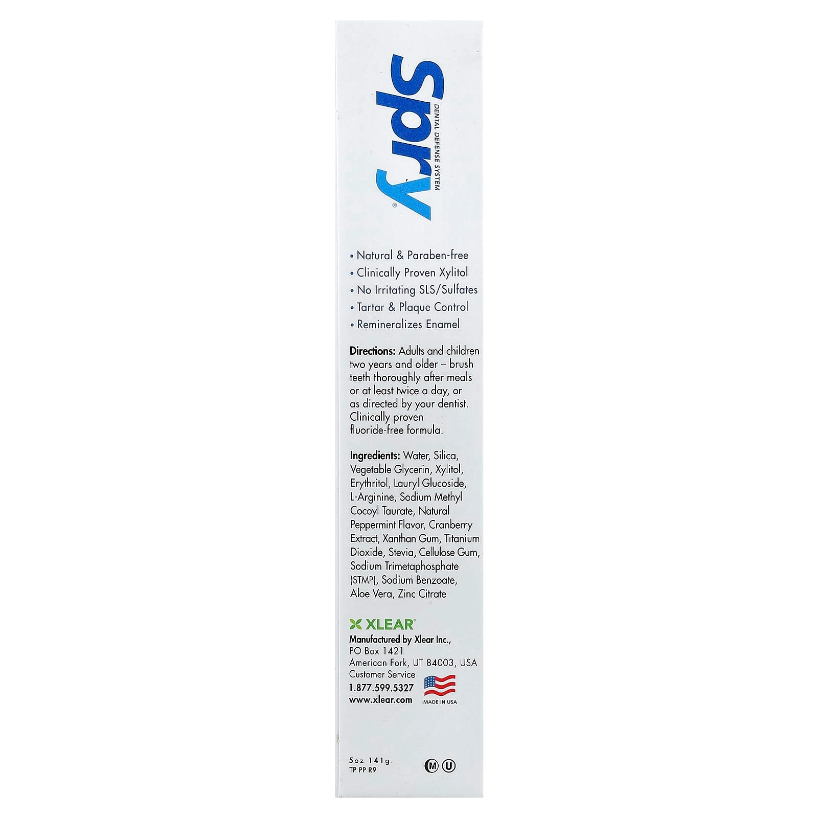 Fluoride Free Peppermint Toothpaste 141 g