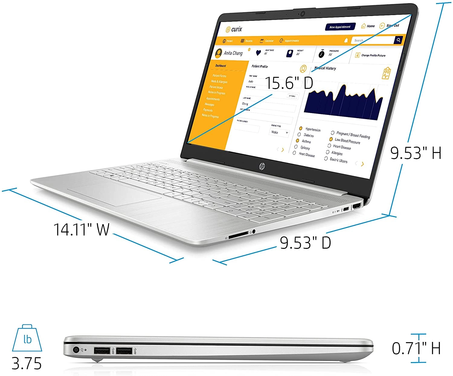 15-dy2172 - 15.6'' 1 TB 16 GB Core i7-1165G7