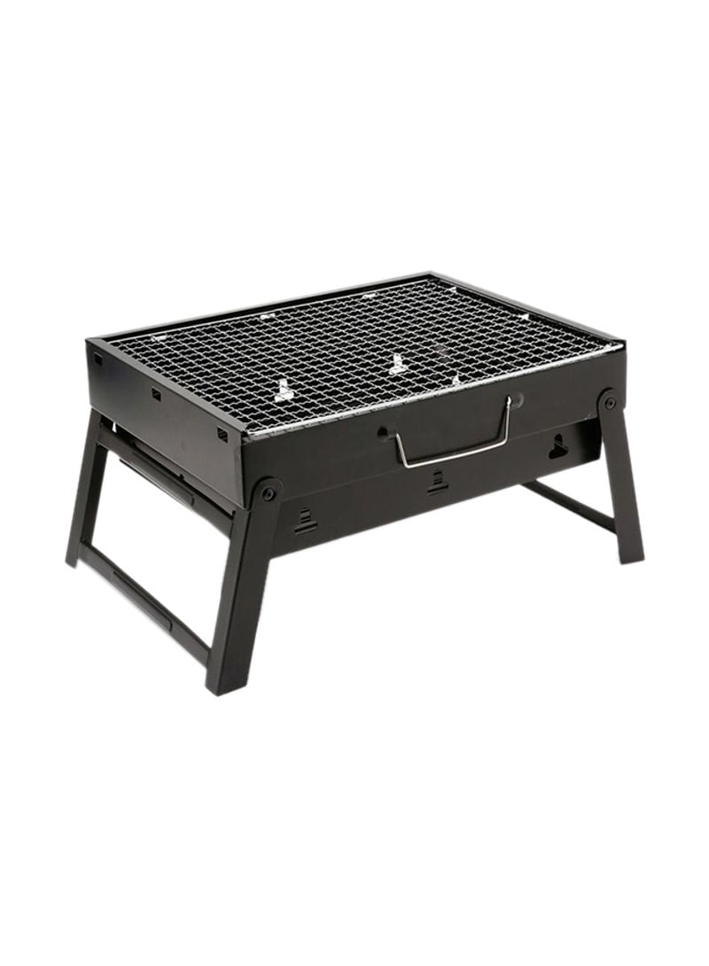 Biki Portable Bbq Charcoal Grill - Black 43X29X23Cm