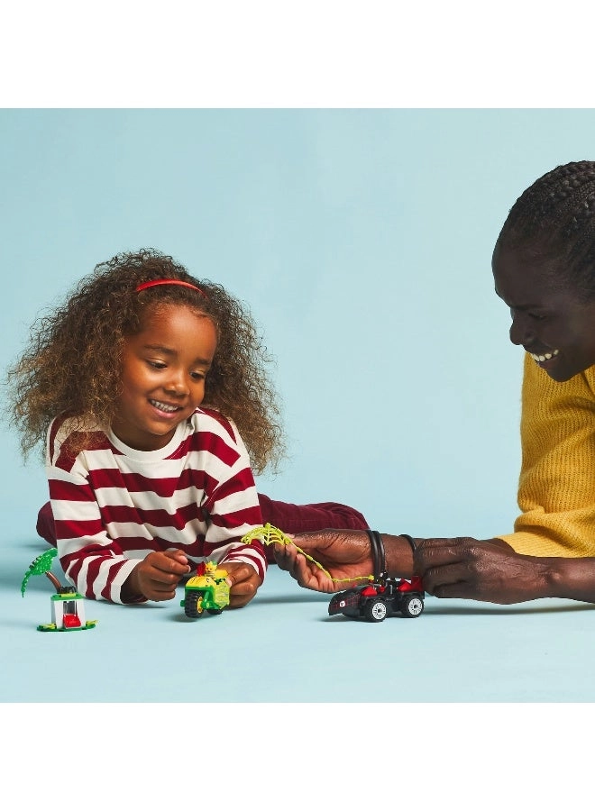 Marvel Spidey & His Amazing Friends Spin & Electro Dinosaur Vehicle Chase