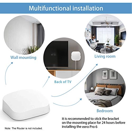 Screwless Wall Mount for eero 6 - 1pcs, 2pcs