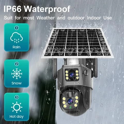 4G Sim Enabled Solar Chargeable CCTV Security Camera