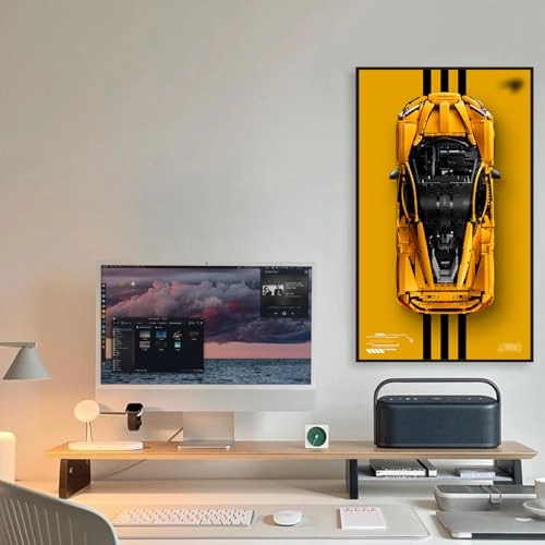 Display Wallboard Compatible with Lego Technic McLaren P1 42172