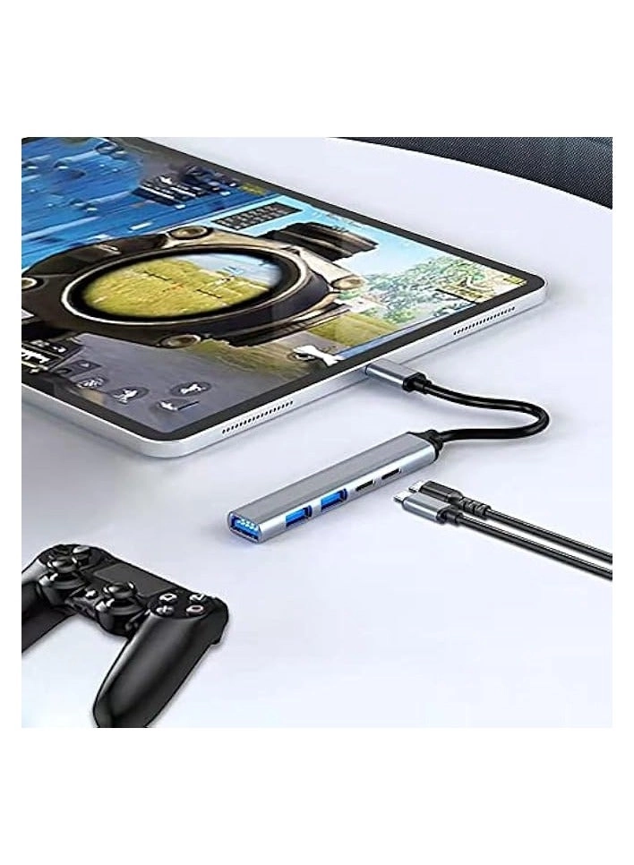 5 in 1 USB C Multiport Adapter Hub - 65W PD USB 3.0
