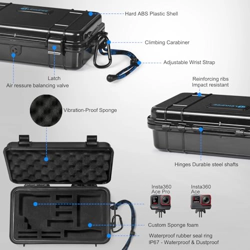 Travel Waterproof Hard Case - Insta360 Ace Pro 2 Insta360 Ace Pro Insta360 Ace