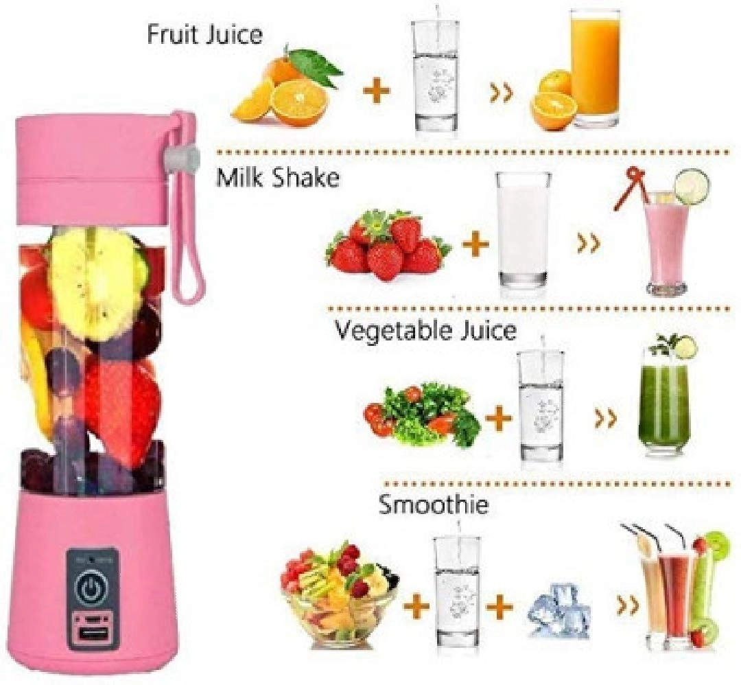 Portable Usb Juicer - 5 Watts 380Ml
