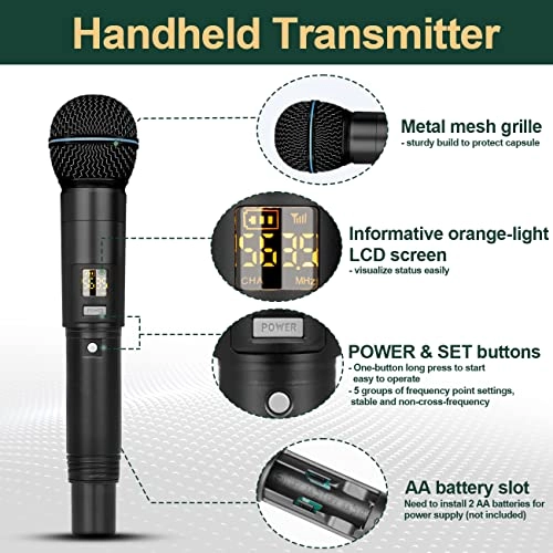 R5 - 4 microphones UHF