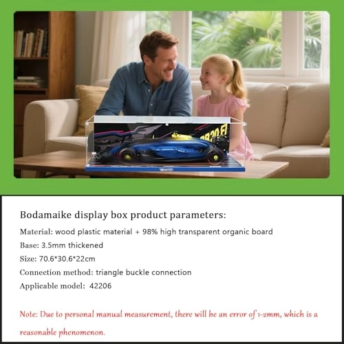 LEGO Display Case (42171) - 3 mm acrylic 70.6 x 30.6 x 22 cm